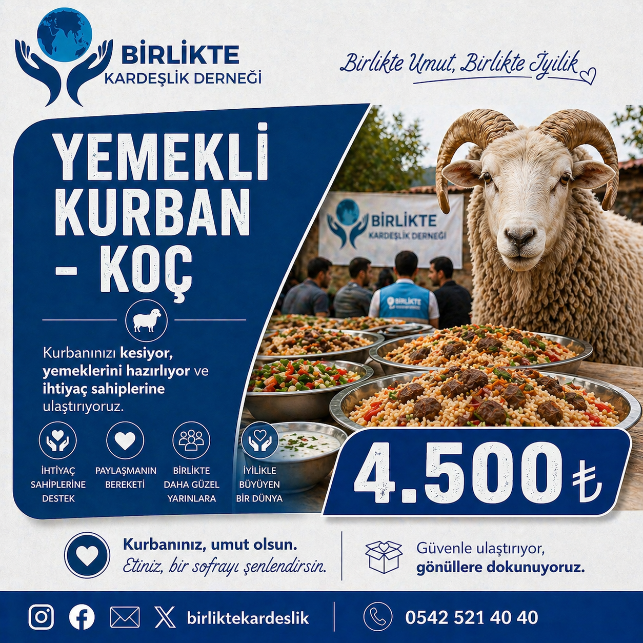 En Büyük Bereket – Yemekli Kurban Koç Kampanyası