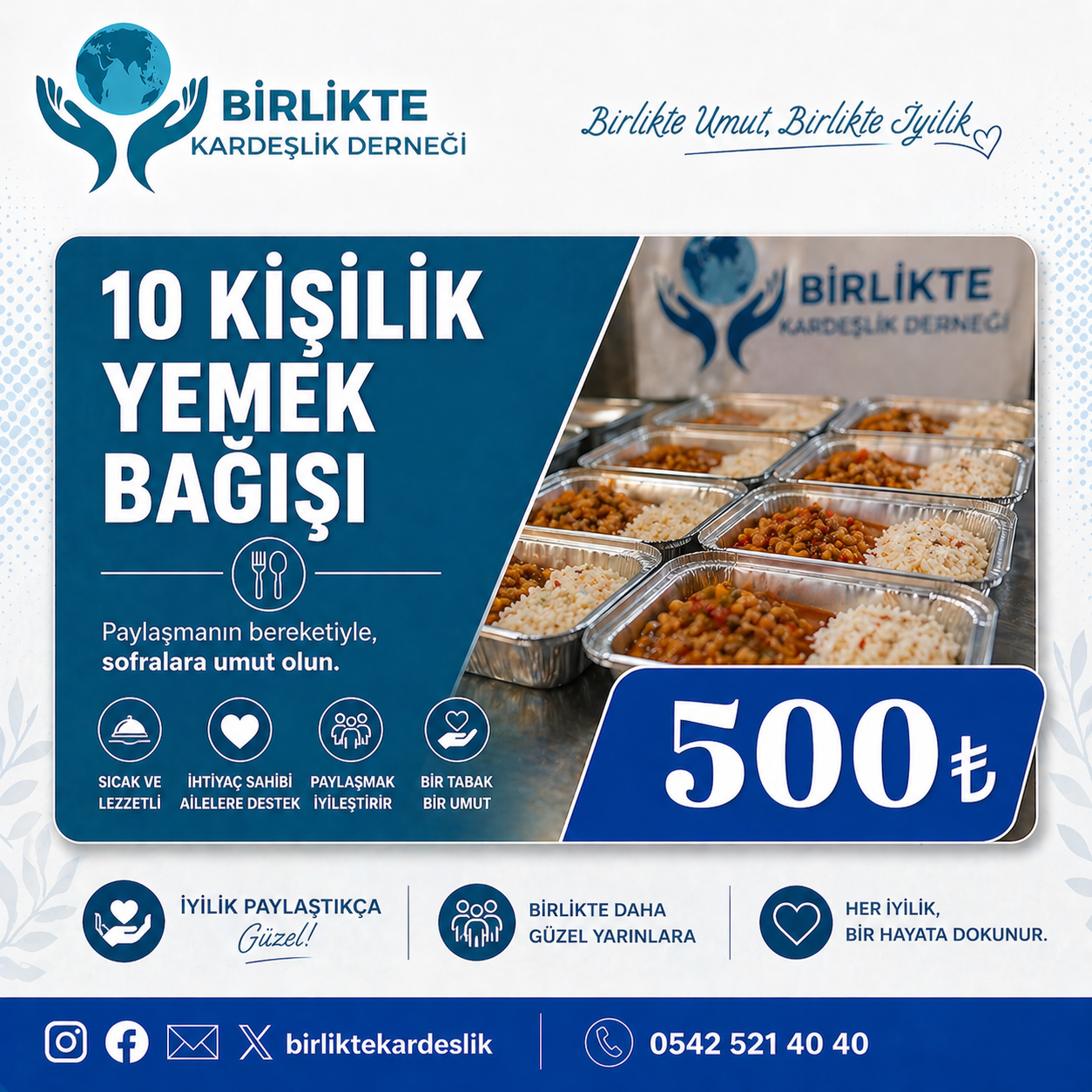 10 KİŞİLİK YEMEK BAĞIŞI