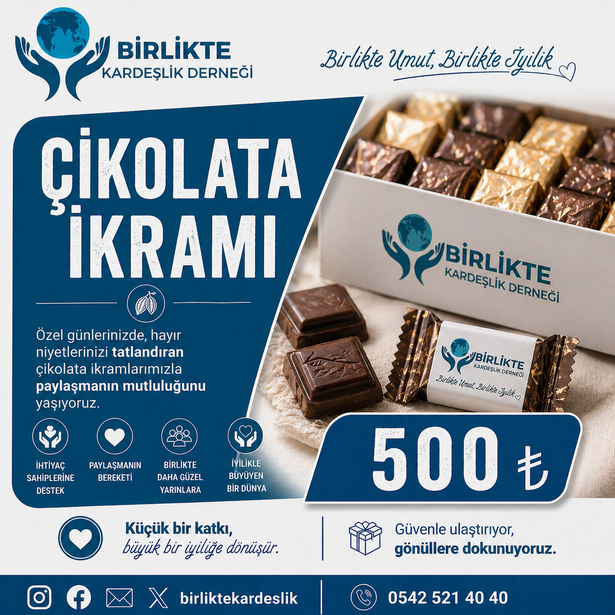 ÇİKOLATA İKRAMI BAĞIŞI