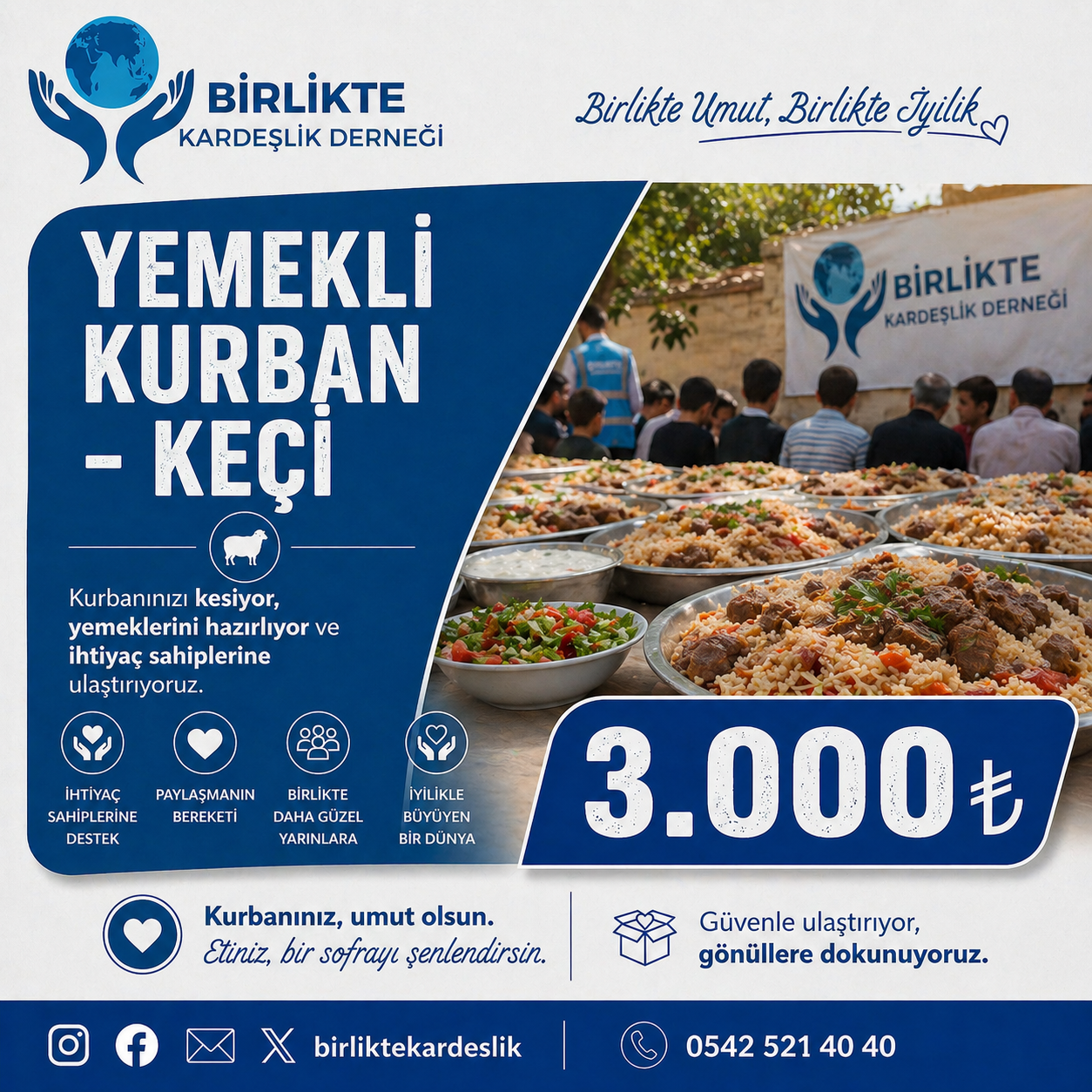 YEMEKLİ KURBAN - KEÇİ